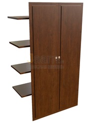 Кабинет руководителя Наполнение двустворчатого шкафа с деревянными дверьми 29552