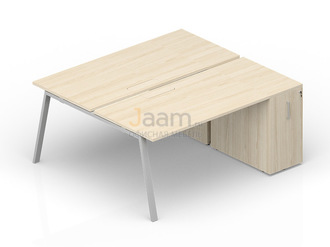 Мебель для персонала Составной стол с приставными шкафами Tower (меламиновые аутлеты) AR2TPM168T072