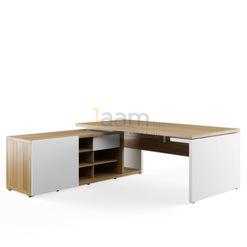 Кабинет руководителя Стол рабочий на опорной креденции левый ZIO285108