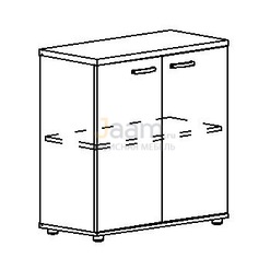 Мебель для персонала Шкаф низкий закрытый 9351 БП