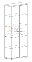 Мебель для персонала Офисный шкаф для документов закрытый А4 9372