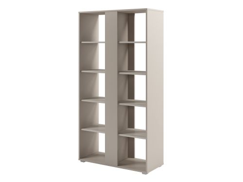 Стеллаж с планкой высокий Solution D-74 950x396x1820 (Акация Морава/Кашемир)