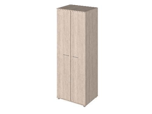 Офисный шкаф для одежды (Вешалка-штанга продольная) Public comfort P-731 770x590x2100 (Дуб сантана светлый)
