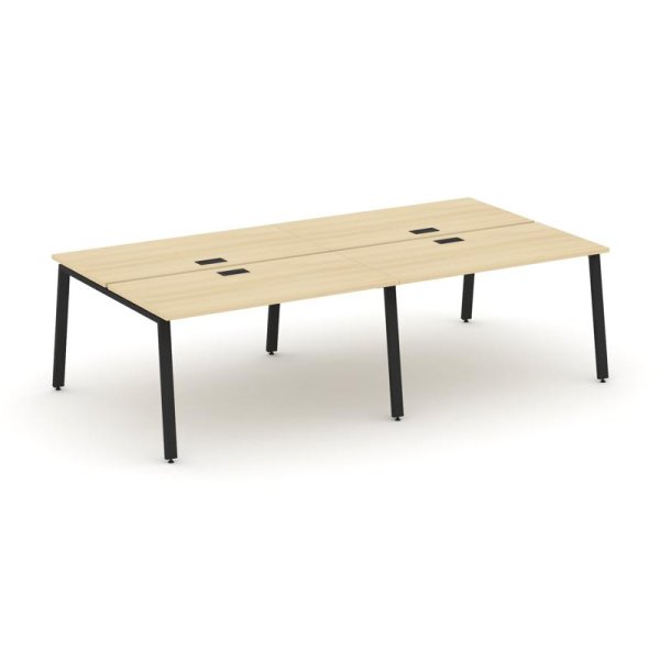 Рабочая станция 2-х сторонняя SN-6A.DRS-054 (3160х1632х750) (Акация Лорка/Металл Черный)
