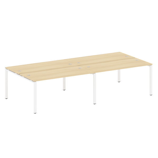 Рабочая станция на 4 раб. места Metal System Style БП.СМ-4.4 3200x1475x750