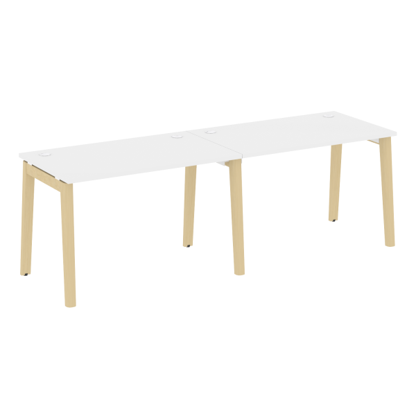 Рабочая станция на деревянных опорах Onix Wood OW.RS-2.2.7 2360x720x750