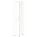 Шкаф для документов узкий со стеклом белым LT.SU-1.10 R (L) white