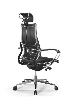 Кресло для руководителя Метта Y 2DM B2-10K - Infinity /Kc06/Nc06/K2cL/H2cL-3D(M26.B32.G25.W03) (Черный | Бежевый)