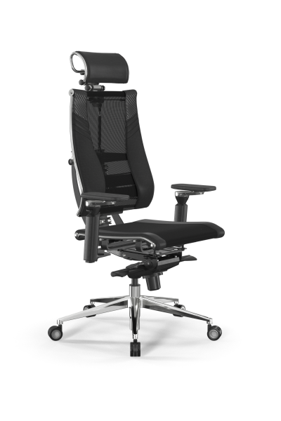 Кресло для руководителя Метта Y 4DF B2-15D - YM93+Infinity+carbon /Kc14/Nc09/D15P/H2cL-3D(M06.B35.G1 (Черный)