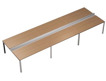 Рабочая станция с Prosystem Profiquadro КВ 0134-3 БВ 3600x1570x750