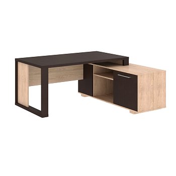 Стол руководителя на опорной тумбе, правый Alto ACT 1716 R 1750x1600x750