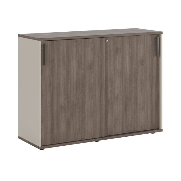 Тумба с раздвижными фасадами New Line NLN36334531 1466x510x1100 (Дуб шамони темный)