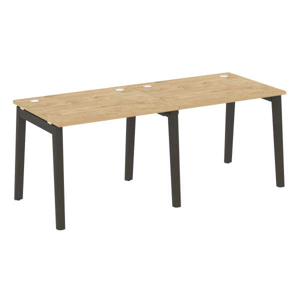 Рабочая станция на деревянных опорах Onix Wood OW.RS-2.1.8 1960x800x750