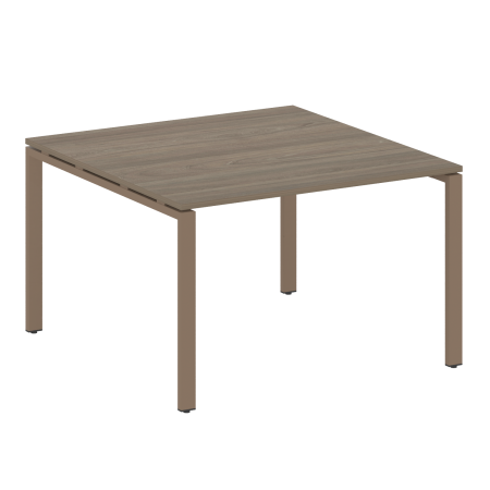 Переговорный стол 1 столешница Metal System Style БП.ПРГ-1.2 1200x1235x750 (Вяз/Мокко металл)