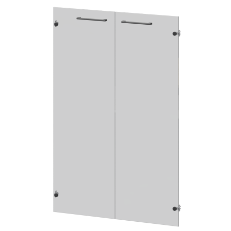 Фасады стеклянные Кортез KZF-38S(Ч)  784x4x1158 (Тонированный)