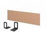 Экран настольный ЛДСП к одному столу L-069-1 1350х18х400