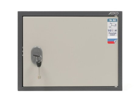 Бухгалтерский шкаф AIKO SL-32 (Графит/Светло-серый)