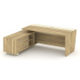 Стол руководителя с тумбой Corner COR.SRT-20 (L) (2000x1800x750)