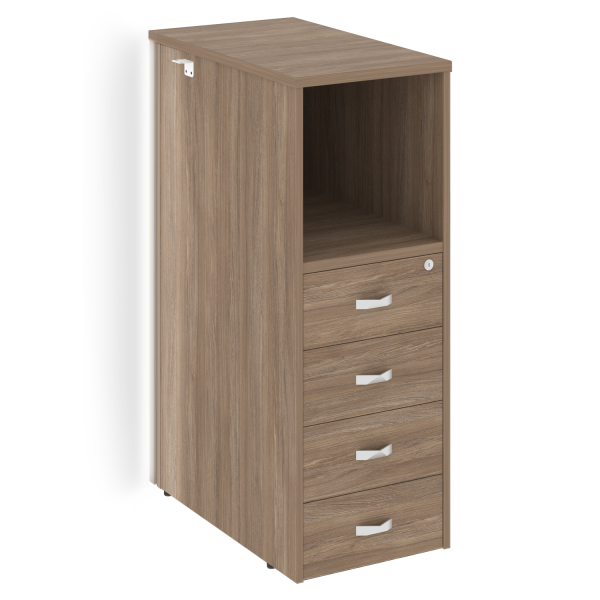 Тумба с подсветкой 4 ящика завершающая, правая Onix O.R-TV-4.SR 436x767x1185