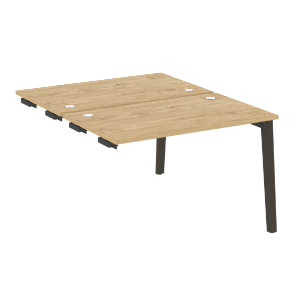 Стол-приставка двойной на деревянных опорах Onix Wood OW.D.SPR-2.7 1180x1475x750