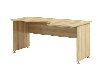 Стол правый с заглушкой кабель-канала Space S-46п 1600x900x730