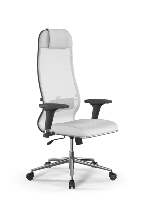 Кресло для руководителя Метта Sit 10 B1-115D - X2+Extra /Um00/Wm12/D02P(M09.B23.G18.W01) (Белый)