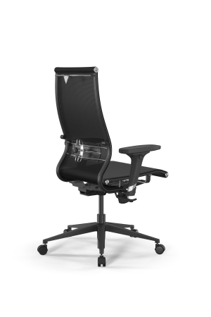 Кресло для руководителя Метта SynchroSit 10 B2-189D - T /Kb00/Nb00/D02P(M25.B11.G19.W02) (Черный)