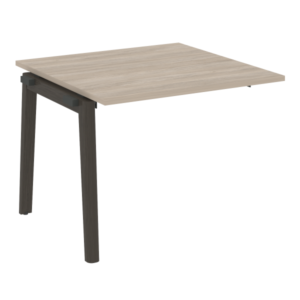 Проходной наборный элемент переговорного стола на деревянных опорах Onix Wood OW.NPRG-1 980x980x750