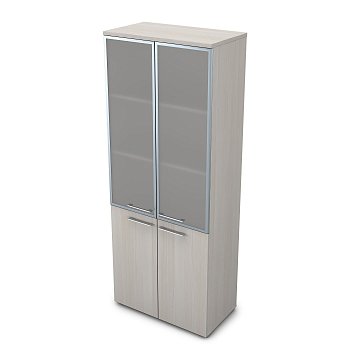 Шкаф высокий со стеклом Gloss line 9НШ.005.19 800x450x2045