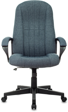 Кресло руководителя T-898 темно-синий 38-416 крестов. пластик (Темно-синий)