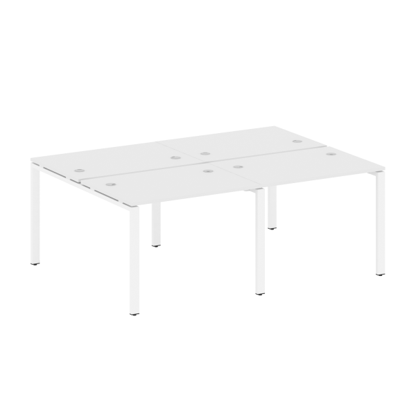Рабочая станция на 4 раб. места Metal System Style БП.СМ-4.1 2000x1475x750