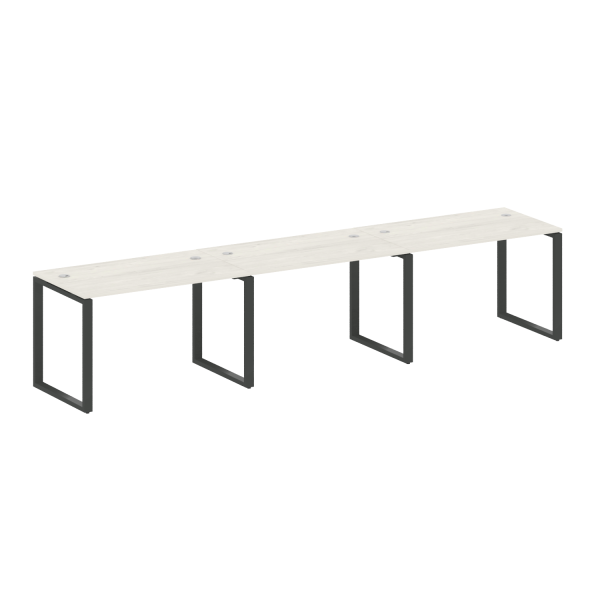 Рабочая станция Metal System Style БО.СМ-3.2 3600x720x750 (Дуб Наварра/Антрацит металл)