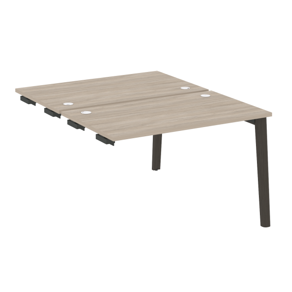 Стол-приставка двойной на деревянных опорах Onix Wood OW.D.SPR-2.7 1180x1475x750