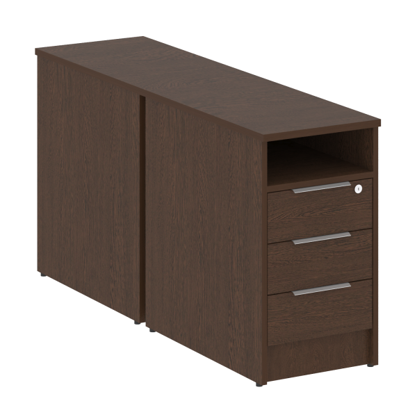 Тумба приставная двойная Metal System Style Б.ТП-2 412x1475x750