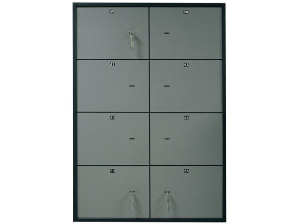 Блок депозитных ячеек VALBERG DB-8S (Серый/Графит)