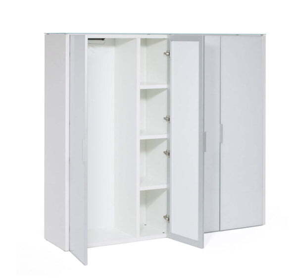 Шкаф для бумаг+гард 4 двери 1907х452х1714 (Белый)