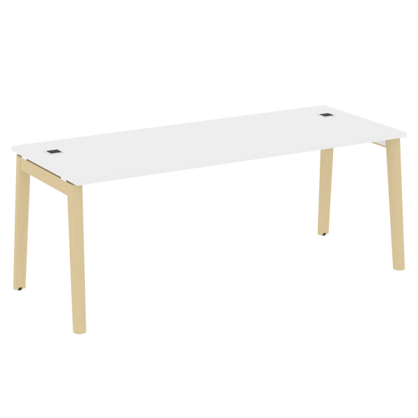 Стол руководителя на деревянных опорах Onix Wood Direct OW.SRR-6.8 1980x800x750