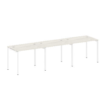 Рабочая станция на 3 раб. места Metal System Style БП.СМ-3.1 3000x720x750