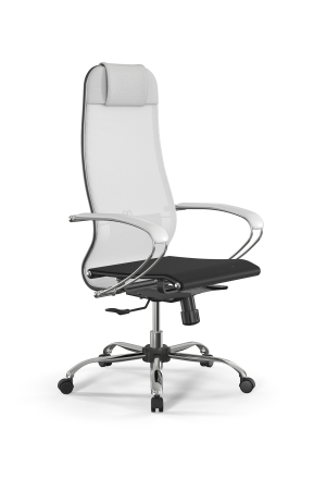 Кресло для руководителя Метта SynchroSit 10 B1-104K - T /Um00/Nb00/K1cL(M20.B21.G20.W02) (Белый)