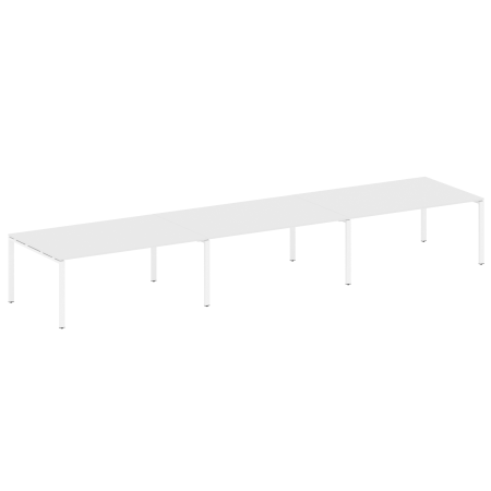Переговорный стол 3 столешницы Metal System Style БП.ПРГ-3.5 5400x1235x750
