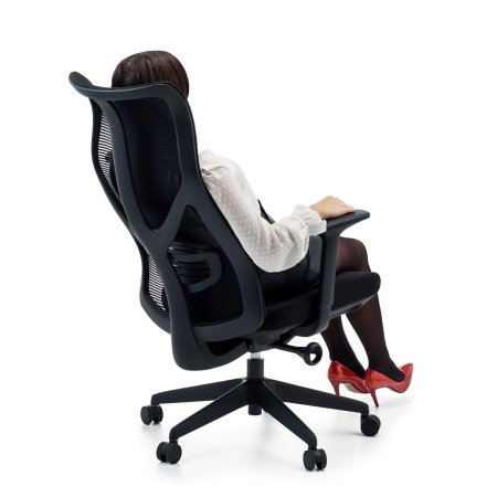 Офисное кресло King-11 Sinchrocomfort Black (Черный)