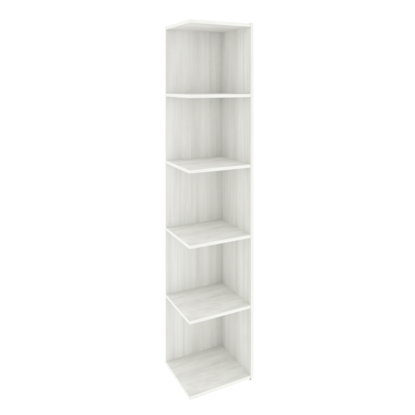 Модуль приставной 5 ячеек Locker Plus LK.PM-5 390x350x1983 (Снежная Патина)