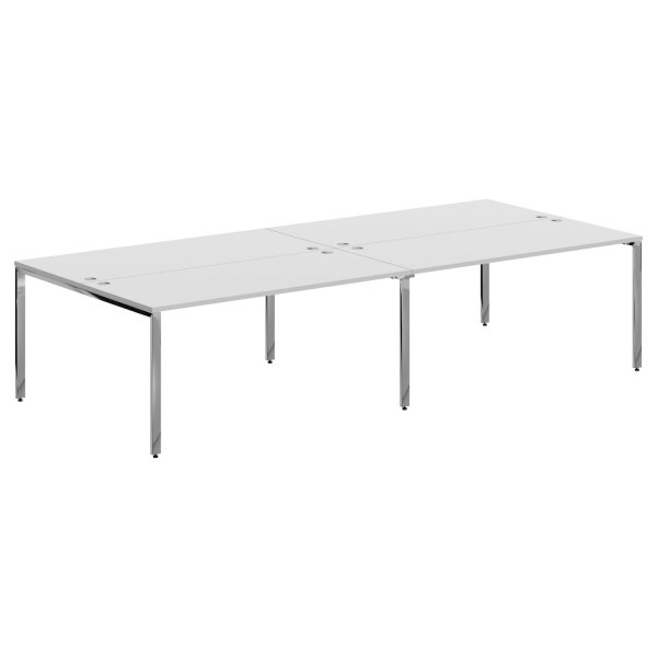 Стол 4-х местный Xten Gloss XGWST 3214.1 3206x750x750 (Белый)