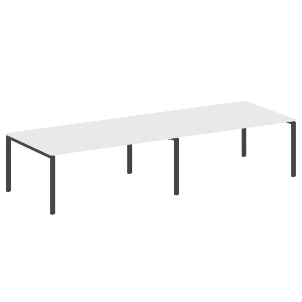 Переговорный стол 2 столешницы Metal System Style БП.ПРГ-2.5 3600x1235x750