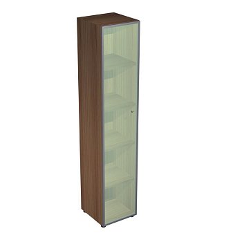 Шкаф высокий узкий со стеклом X7 IDEV43S L/IDEZ43S L 430x450x2140