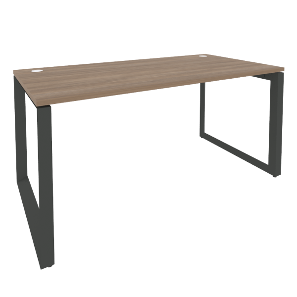 Стол рабочий на О-образном м/к Onix O.MO-SP-4.8 1580x800x750 (Дуб Аризона/Черный металл)