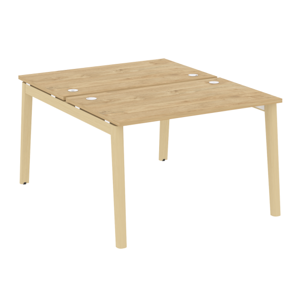Рабочая станция на деревянных опорах Onix Wood OW.D.RS-2.2.7 1180x1475x750