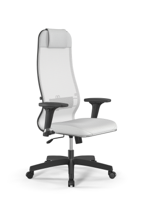 Кресло для руководителя Метта Sit 10 B1-115D - X2+Extra /Um00/Wm12/D02P(M09.B02.G15.W01) (Белый)