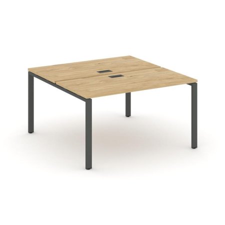 Рабочая станция 2-х сторонняя SN-6P.DRS-022 (1180х1632х750) (Тиквуд Светлый/Металл Антрацит)