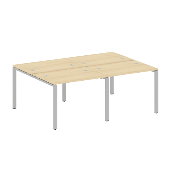 Рабочая станция на 4 раб. места Metal System Style БП.СМ-4.1 2000x1475x750